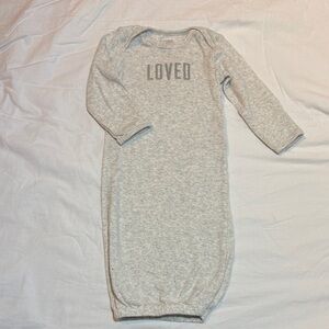Carter's - Simple Joys Grey 'Loved' Kids Sleep/Nightgown